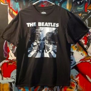 Beatles mens band  tee
